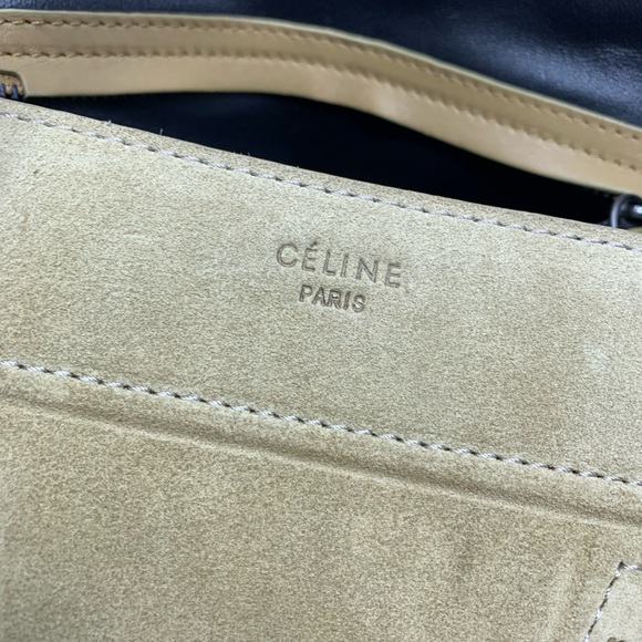 authentic CELINE Suede Phantom Luggage Tote Bag - Picture 11 of 14
